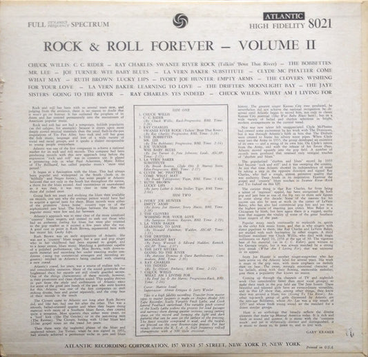 Various : Rock & Roll Forever Vol 2 (LP, Comp)