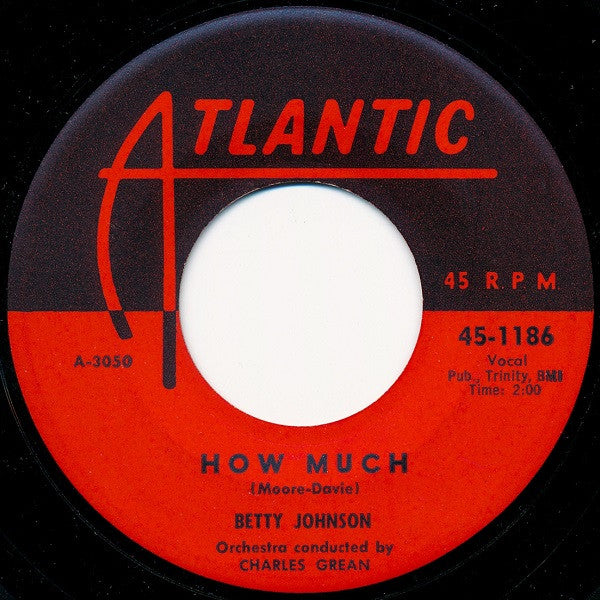 Betty Johnson : Dream / How Much (7")