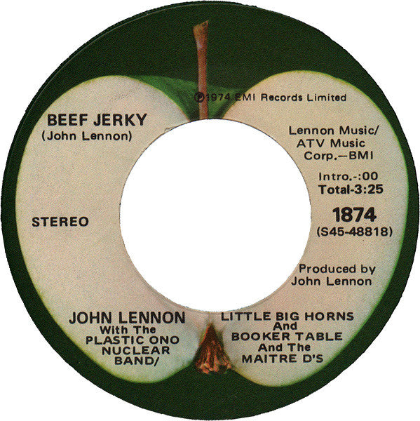 John Lennon With The Plastic Ono Band : Whatever Gets You Thru The Night (7", Single, Win)