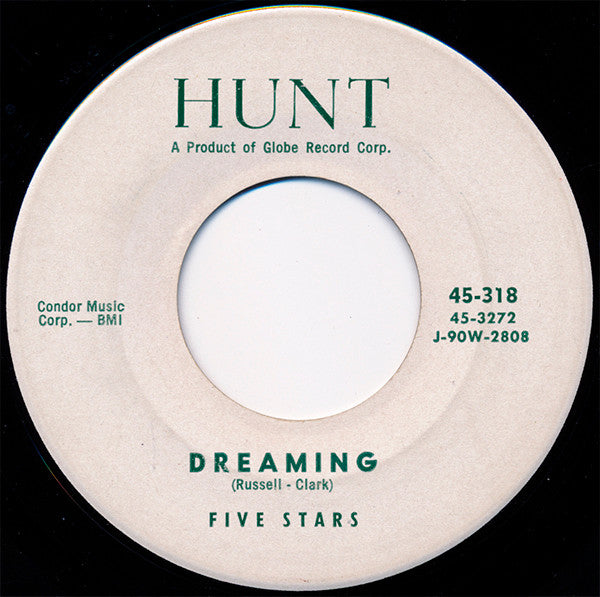 The Five Stars (4) : Pickin' On The Wrong Chicken / Dreaming (7")