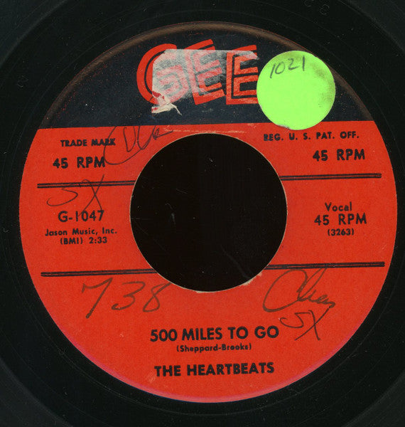 The Heartbeats : After New Year's Eve (7")