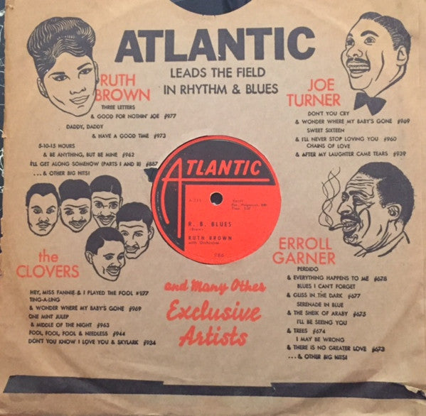 Ruth Brown : (Mama) He Treats Your Daughter Mean / R. B. Blues (Shellac, 10")