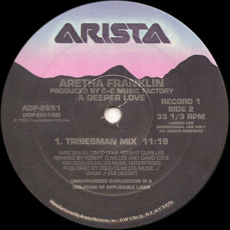 Aretha Franklin : A Deeper Love (3x12", Single, Promo, Tri)