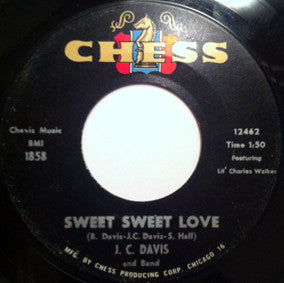 J. C. Davis And Band : Sweet Sweet Love / Monkey (7")