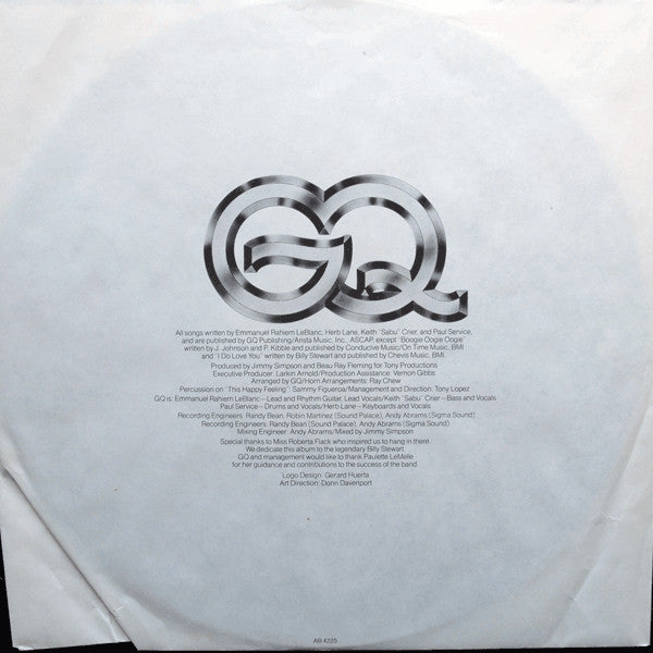 GQ : Disco Nights (LP, Album, Pit)