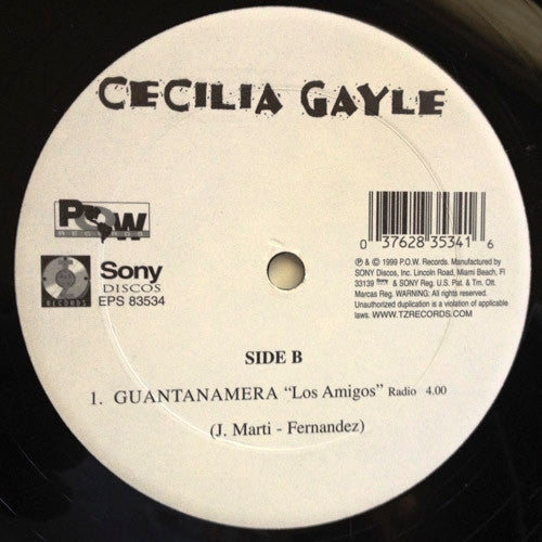 Cecilia Gayle : Guantanamera (Remix 2000) (12")