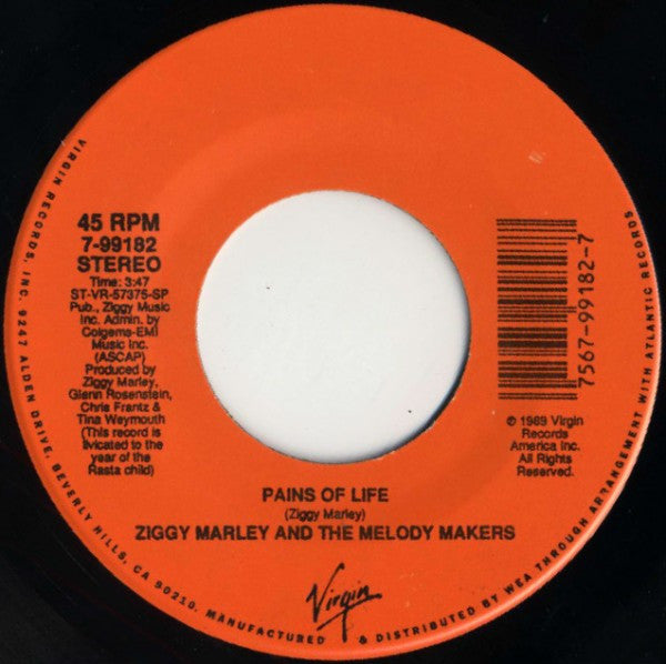 Ziggy Marley And The Melody Makers : Look Who's Dancing (7", Single)