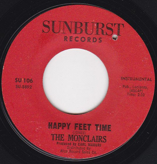The Monclairs : Happy Feet Time / Wait For Me (7", Mono, Styrene, Bes)