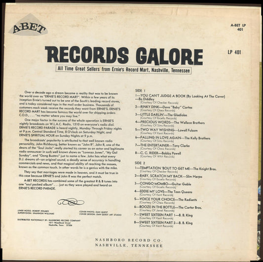Various : Records Galore (LP, Comp)