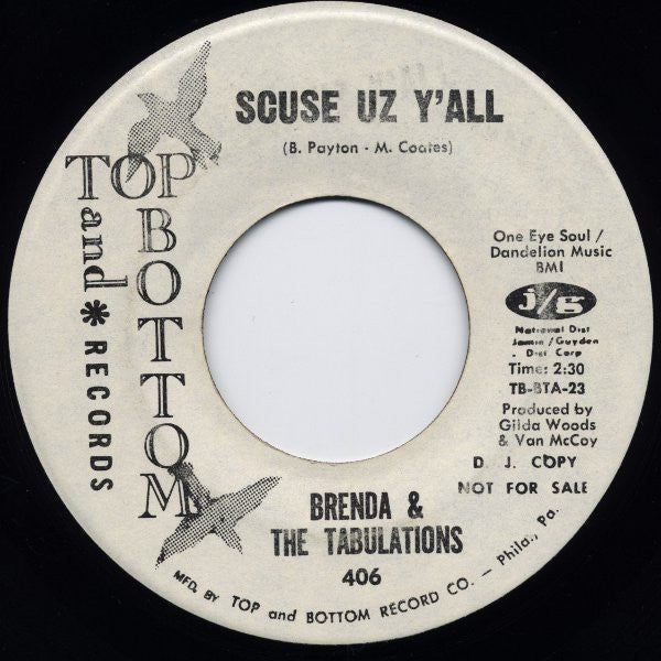 Brenda & The Tabulations : A Child No One Wanted (7", Promo)