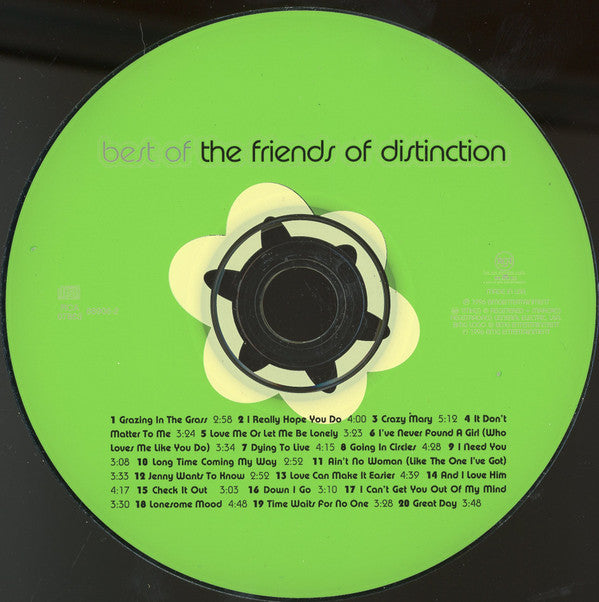 The Friends Of Distinction : Best Of The Friends Of Distinction (CD, Comp)