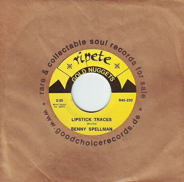 Benny Spellman : Lipstick Traces (7")