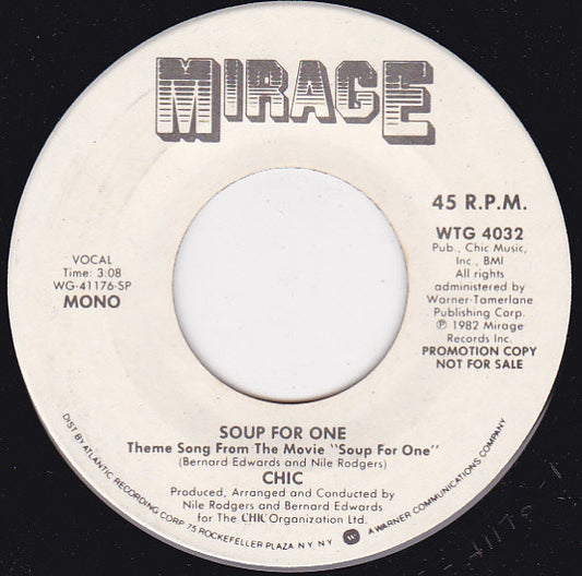 Chic : Soup For One (7", Mono, Promo, Spe)