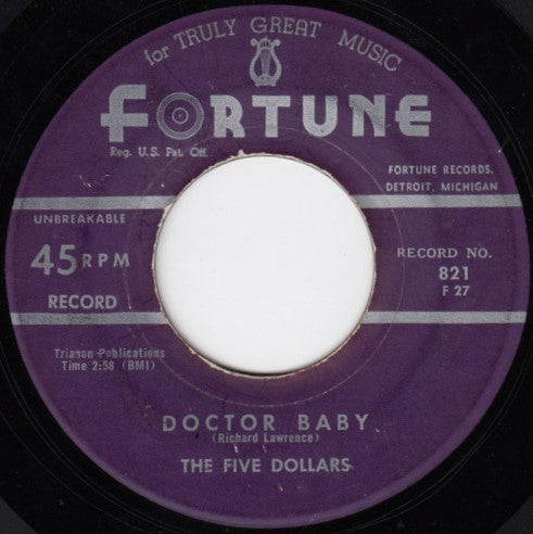 The Five Dollars : Doctor Baby (7")