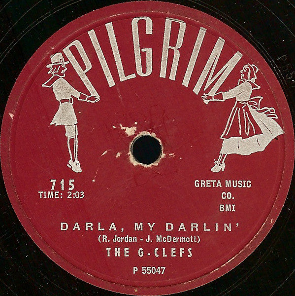 The G-Clefs : Ka-Ding Dong / Darla, My Darlin' (Shellac, 10")