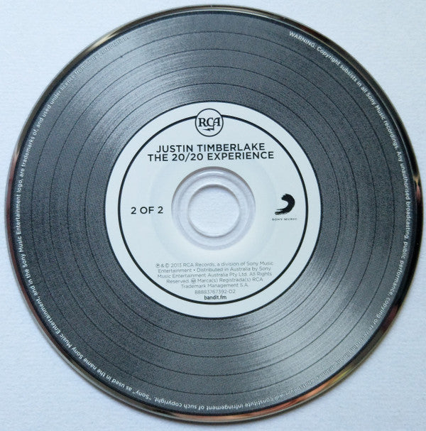 Justin Timberlake : The 20/20 Experience (2 Of 2) (2xCD, Album, Dlx)