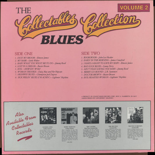 Various : The Collectables "Blues" Collection Volume 2 (LP, Comp)
