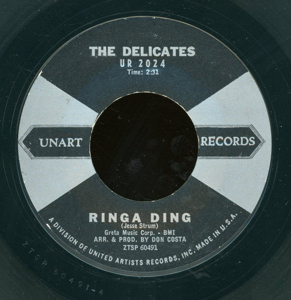The Delicates (2) : Meusurry / Ringa Ding (7", Styrene)