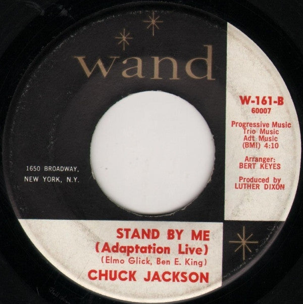 Chuck Jackson : Somebody New / Stand By Me (Adaptation Live) (7", Single)