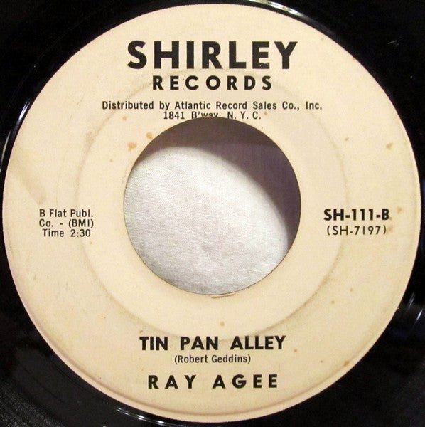 Ray Agee : You Hit Me Where It Hurts (7")
