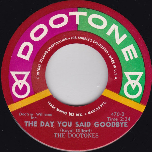The Dootones : Strange Love Affair (7", Single)