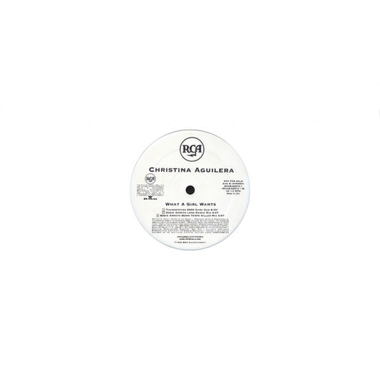 Christina Aguilera : What A Girl Wants (12", Promo)