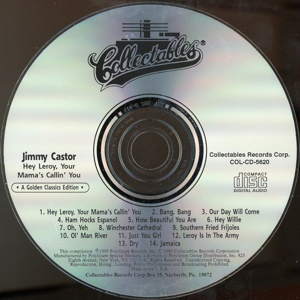 Jimmy Castor : Hey Leroy (CD, Album, Bon)