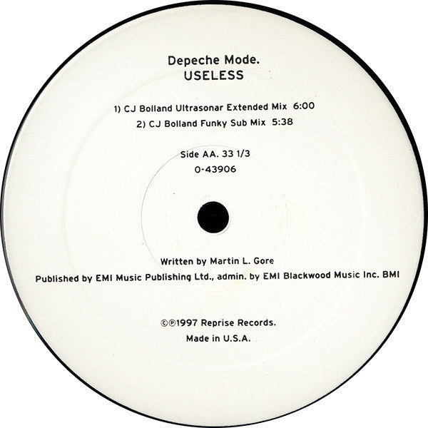 Depeche Mode : Home / Useless (12")