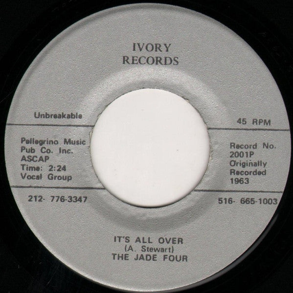 The Jade Four : Skyline Of Manhattan / It's All Over (7")