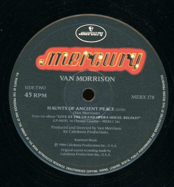 Van Morrison : A Sense Of Wonder (12", Single)