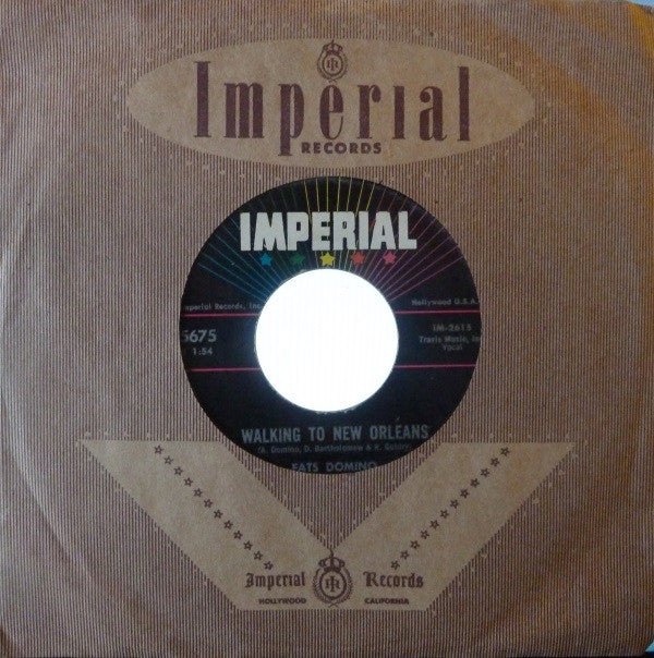 Fats Domino : Walking To New Orleans (7", Single)