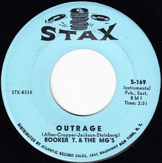 Booker T & The MG's : Boot-Leg / Outrage (7", Single)