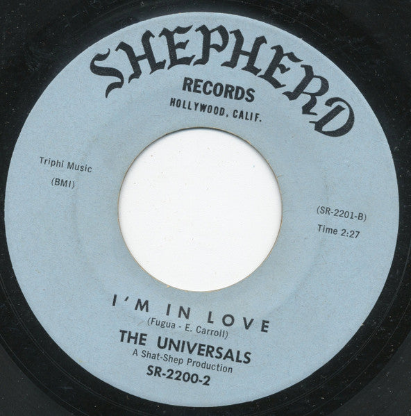 The Universals (6) : A Love Only You Can Give / I'm In Love (7", Single)