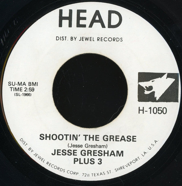 Robert Parker / Jesse Gresham Plus 3 : Barefootin' / Shootin' The Grease (7", Single, RE)