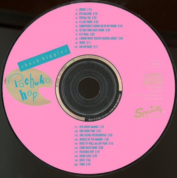 Chuck Higgins : Pachuko Hop (CD, Comp, Mono, RM)