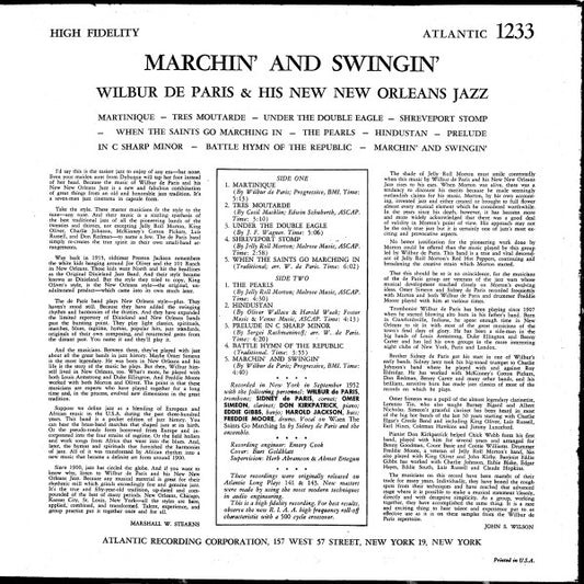 Wilbur De Paris And His New New Orleans Jazz : Marchin' And Swingin' (LP, Album, RM)