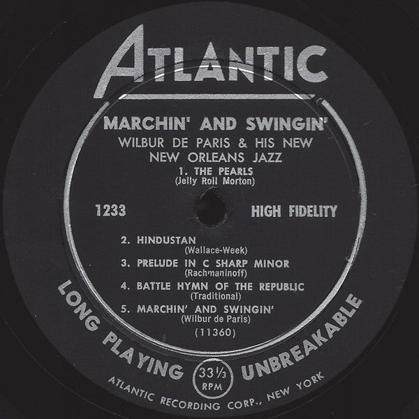 Wilbur De Paris And His New New Orleans Jazz : Marchin' And Swingin' (LP, Album, RM)