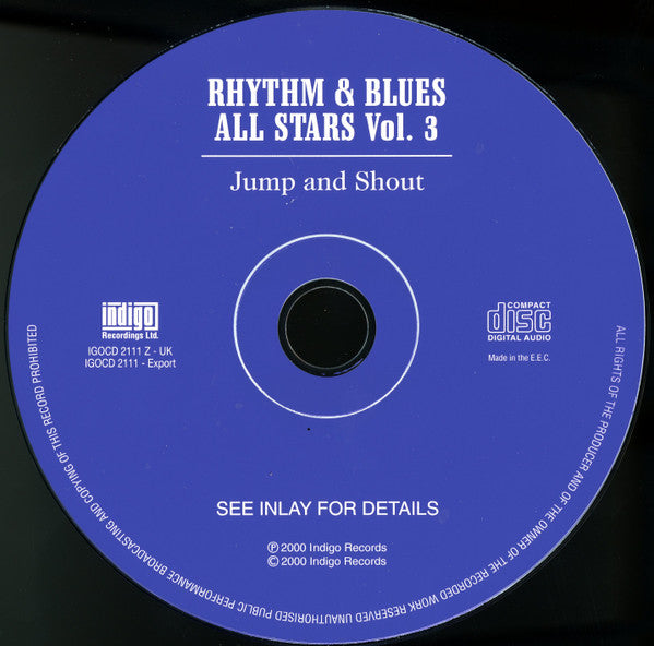 Various : Rhythm & Blues All Stars Vol.3: Jump And Shout (CD, Comp)