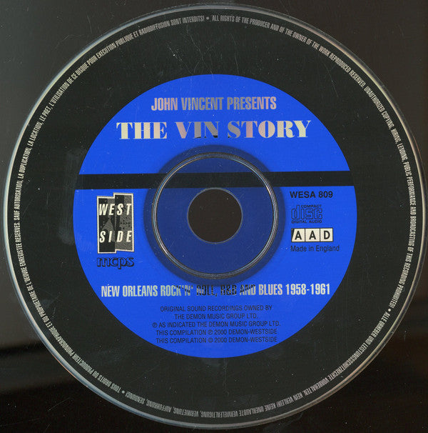 Various : The Vin Story (New Orleans Rock 'N' Roll R&B And Blues 1958-1961) (CD, Comp)