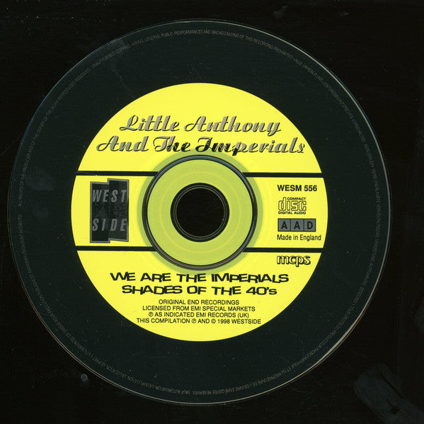 Little Anthony & The Imperials : We Are The Imperials / Shades Of The 40's (CD, Comp)