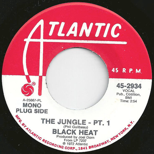 Black Heat : The Jungle (7", Mono, Promo, PL )