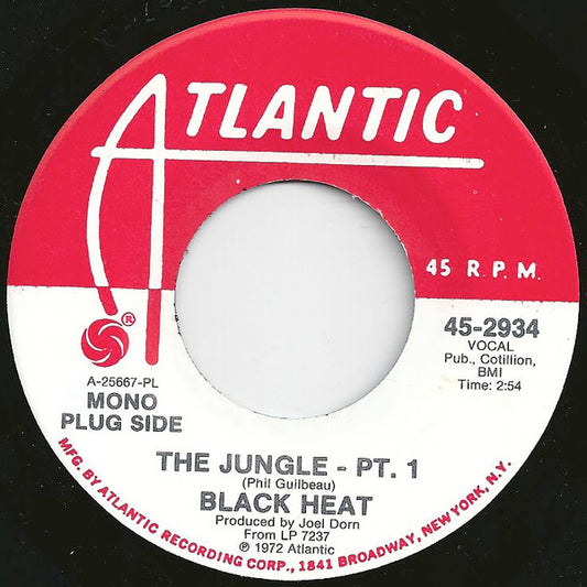 Black Heat : The Jungle (7", Mono, Promo, PL )