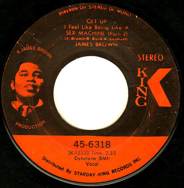 James Brown : Get Up I Feel Like Being Like A Sex Machine (7", Single, Ind)