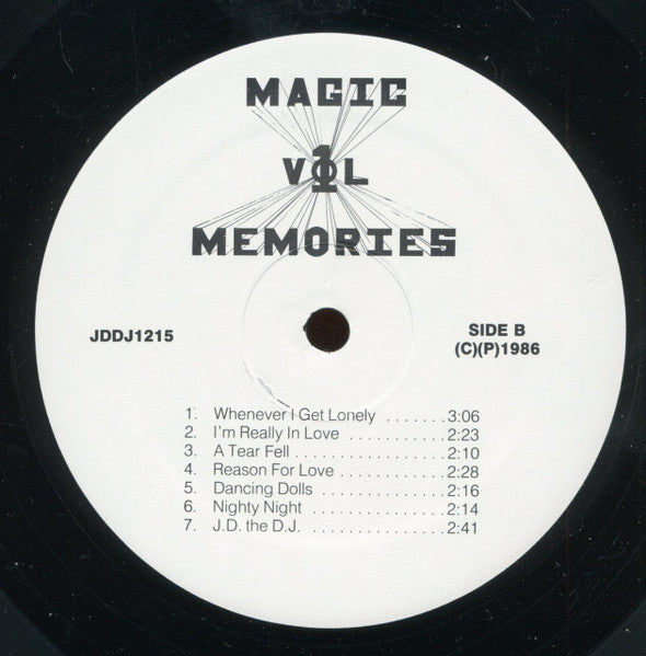 Various : Magic Memories Vol 1 (LP, Album, Comp)