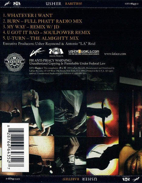 Usher : Rarities! (CD, EP)