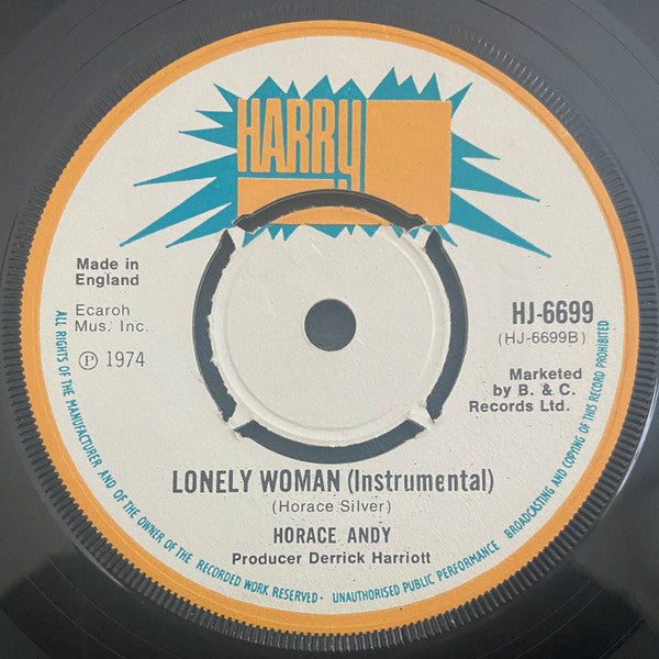 Horace Andy : Lonely Woman (7", Pus)