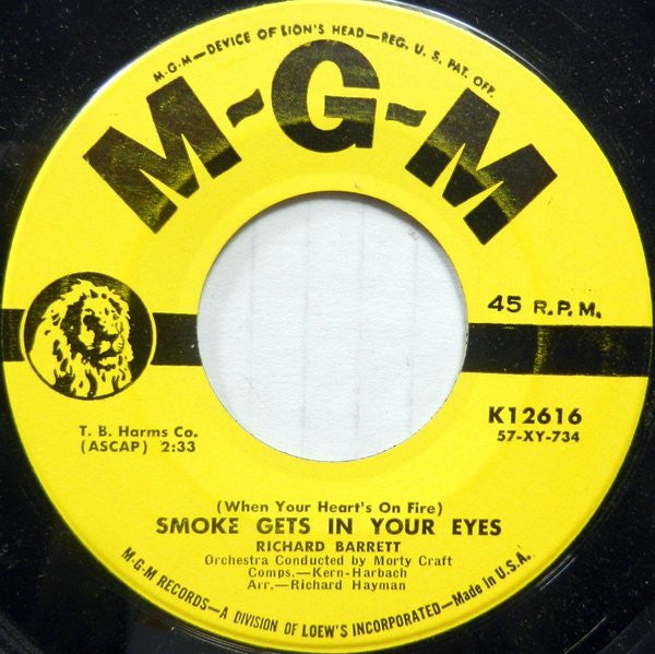 Richard Barrett (5) : Remember Me (7", Single)