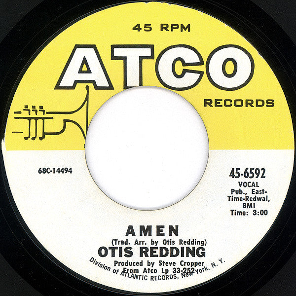Otis Redding : Hard To Handle / Amen (7", Single, Styrene)