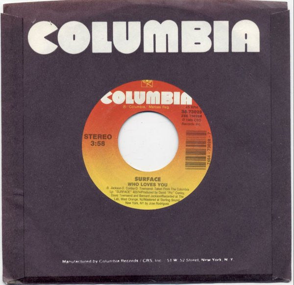 Surface : Can We Spend Some Time (7", Styrene)