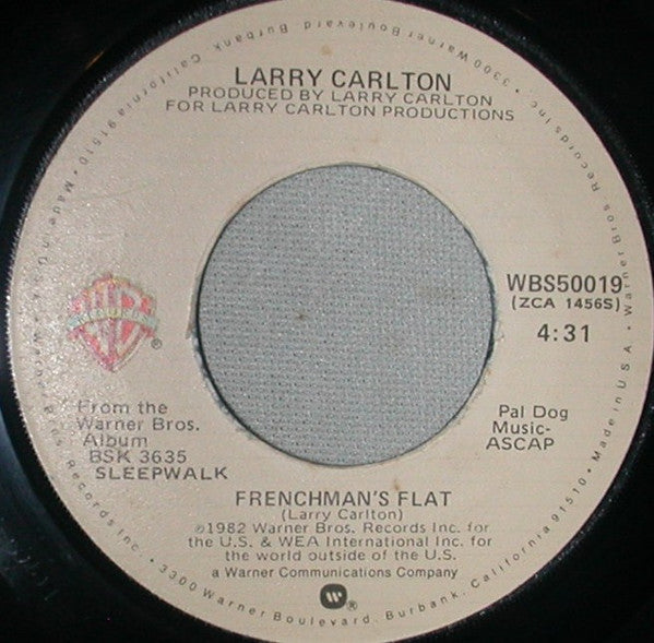 Larry Carlton : Sleepwalk / Frenchman's Flat (7", Single)